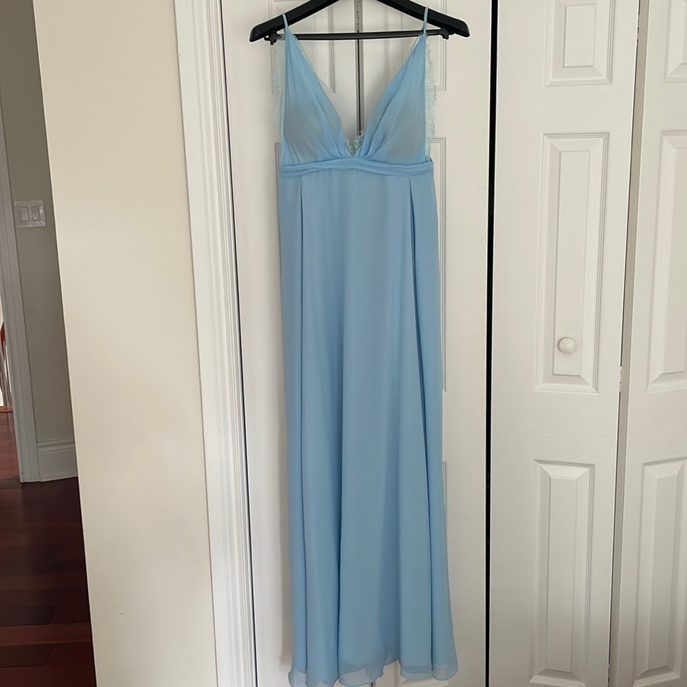 Baby blue Revolve Dress Michael Costello sz Medium